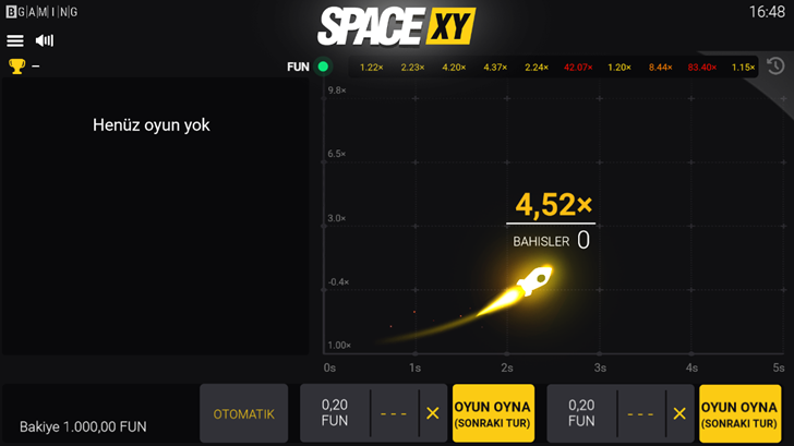Space XY Uçak Oyunu
